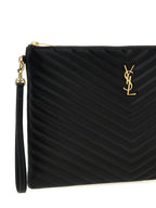 Black Calfskin Clutch Bag