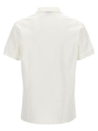 White Cotton Polo Shirt