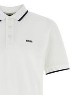 White Cotton Polo Shirt