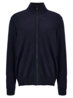 Blue Wool Cardigan