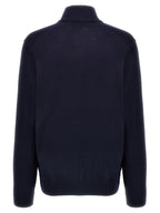 Blue Wool Cardigan