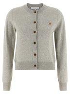 Gray Virgin Wool Cardigan