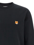 Black Cotton Sweatshirt