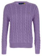 Purple Cotton Cardigan