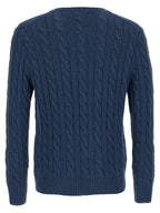 Blue Cotton Cardigan