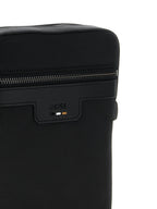 Black Polyester Crossbody Bag