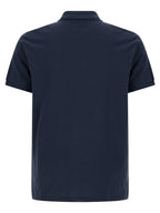 Blue Cotton Polo Shirt