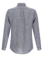 Blue Linen Blouse