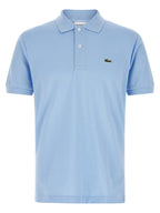 Blue Cotton Polo Shirt