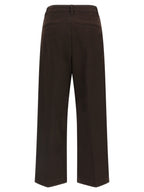 Brown Cotton Chino Pants
