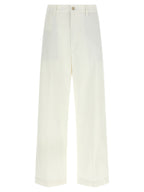 White Cotton Chino Pants