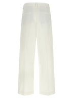 White Cotton Chino Pants