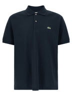 Blue Cotton Polo Shirt