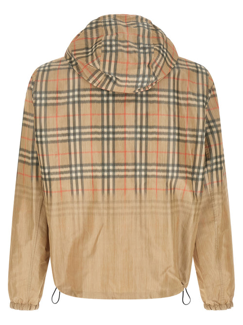 Beige Viscose Shell Jacket