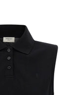 Black Cotton Polo Shirt