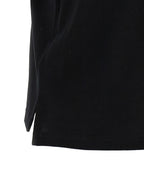 Black Cotton Polo Shirt