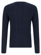 Blue Cotton Cardigan