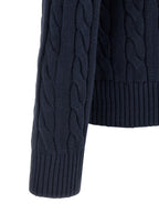 Blue Cotton Cardigan