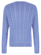 Blue Cotton Cardigan