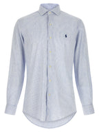 Blue Linen Blouse