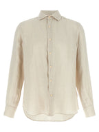 Beige Linen Blouse