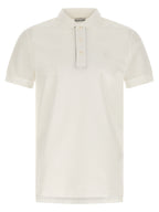 White Cotton Polo Shirt