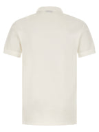 White Cotton Polo Shirt