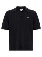 Black Cotton Polo Shirt