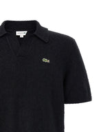 Black Cotton Polo Shirt