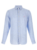 Blue Linen Blouse