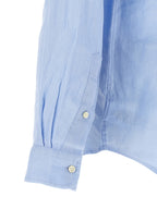 Blue Linen Blouse