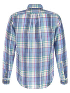 Blue Linen Blouse