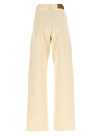 Beige Cotton Jeans Denim