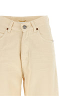 Beige Cotton Jeans Denim