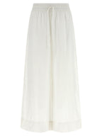 White Linen Casual Pants