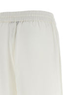White Linen Casual Pants