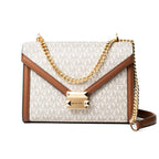 Beige Canvas Shoulder Bag