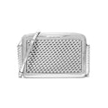 Gray Canvas Crossbody Bag