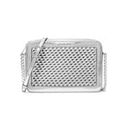 Gray Canvas Crossbody Bag