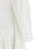 White Cotton Midi Dress