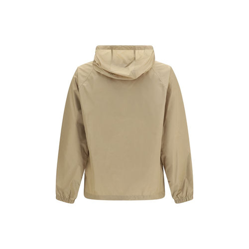 Beige Nylon Shell Jacket