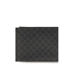 Black Fabric Clutch Bag