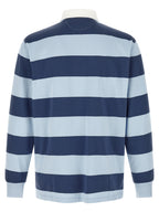 Blue Cotton Polo Shirt