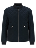 Blue Polyester Bomber