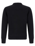 Black Cotton Cardigan