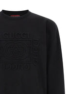 Black Cotton Sweatshirt