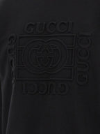 Black Cotton Sweatshirt