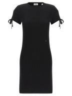 Black Cotton Short Dress