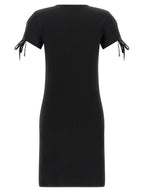 Black Cotton Short Dress