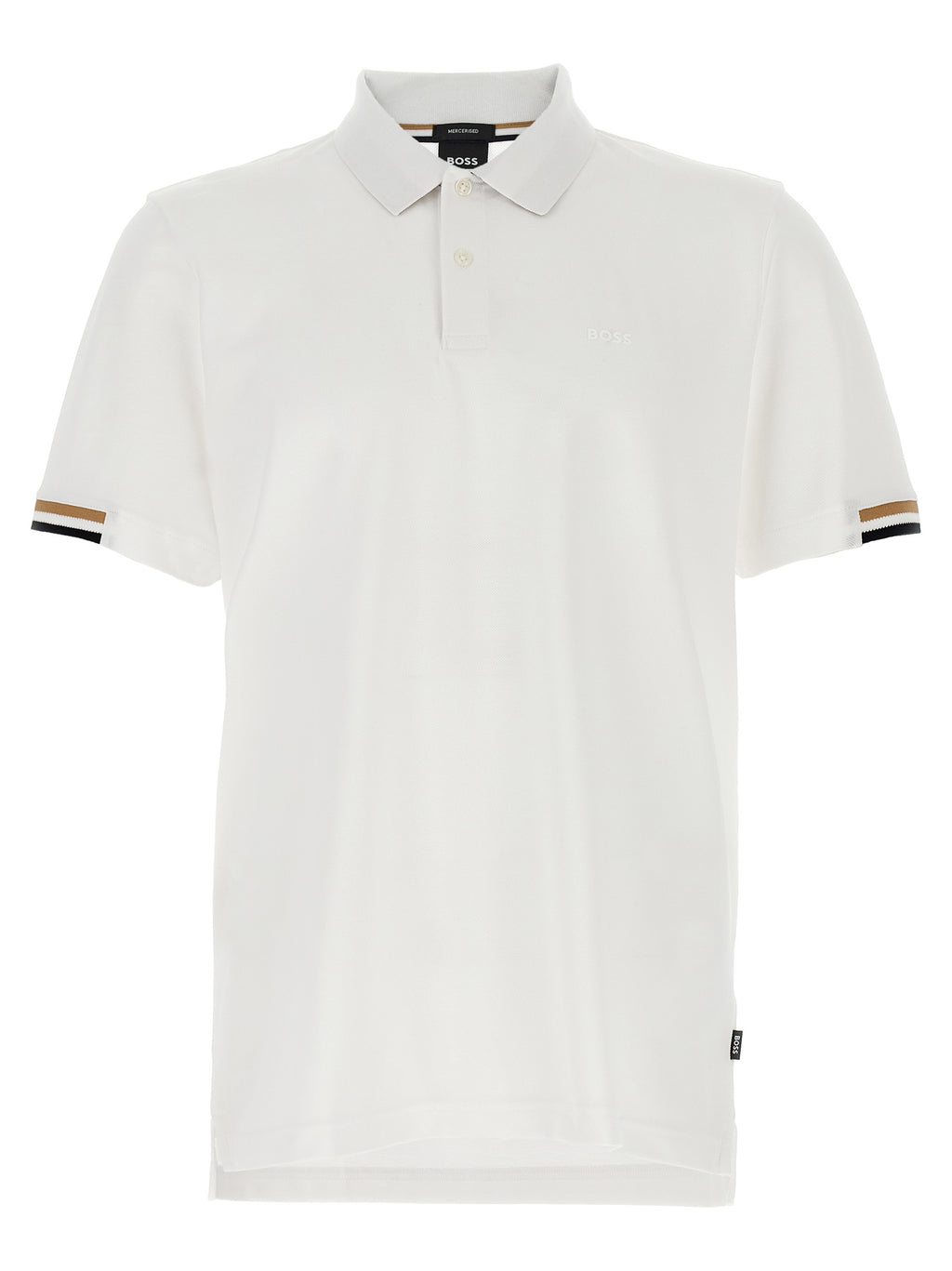 White Cotton Polo Shirt